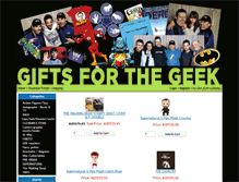Tablet Screenshot of giftsforthegeek.com.au